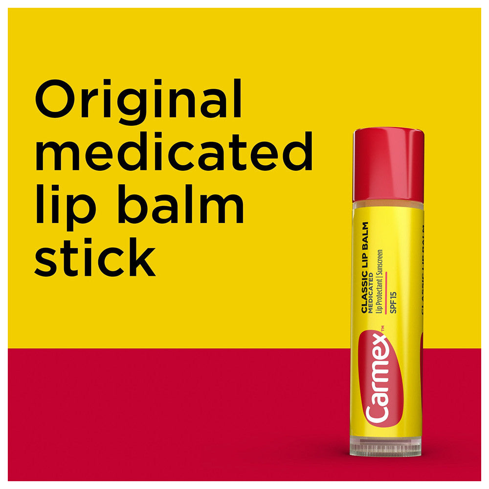 Carmex Original Medicated Lip Balm, 0.15 Oz, 12 Ea