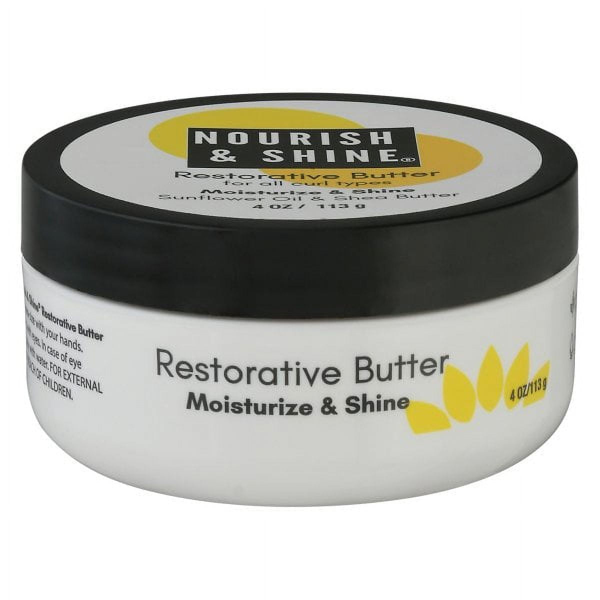 Nourish and Shine Restorative Butter Moisturize and Shine Cream, 4 Oz