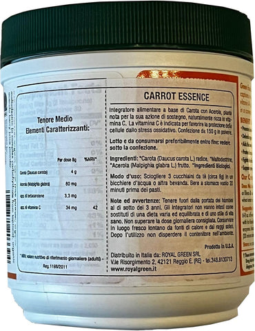 Green Foods Organic Carrot Essence Powder - 5.3 Oz