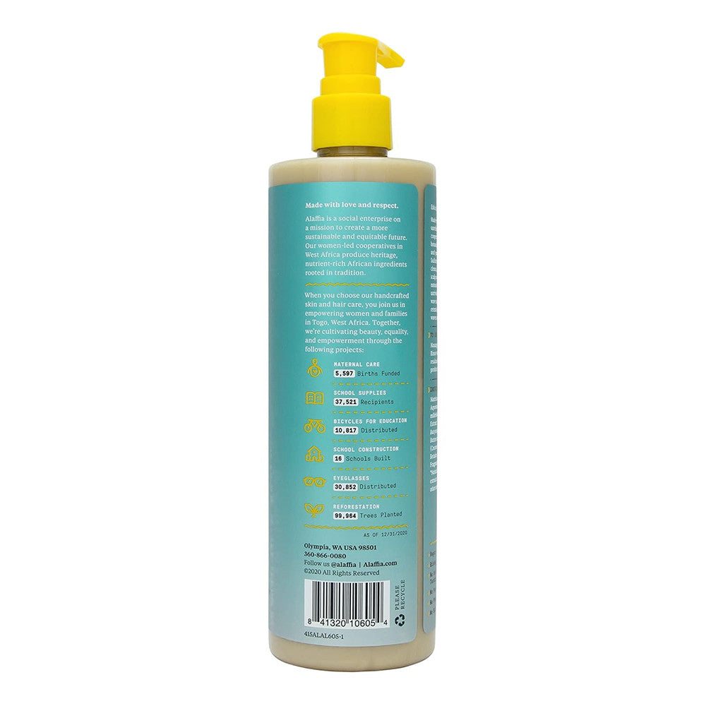 Alaffia Beautiful Curls Curl Enhancing Sulfate Free Shampoo, 12 Oz