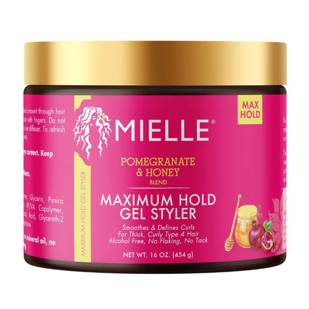 Mielle Pomegranate and Honey Maximum Hold Gel Styler, 16 Oz