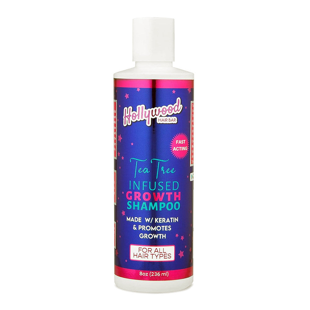 Hollywood Hair Bar Tea Tree Infused Growth Shampoo, 8 Oz