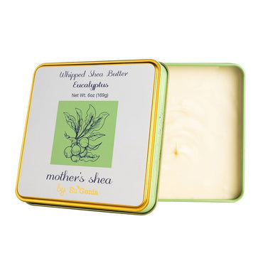 Mothers shea Whipped Body Butter with Eucalyptus, 6 Oz