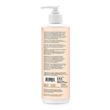 Dr Natural Shea Butter and Vanilla Pure Castile Body Lotion, 16 Oz