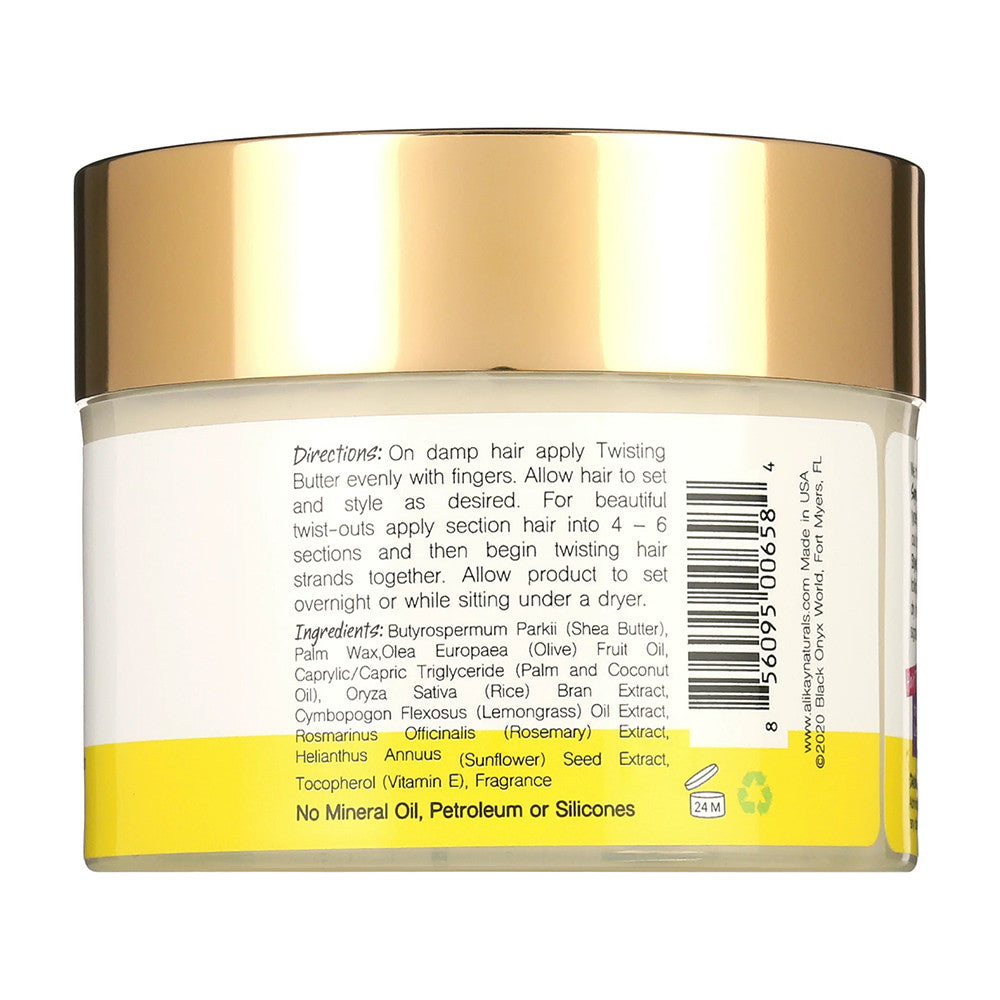 Alikay Naturals Lemongrass Super Twisting Butter, 8 Oz