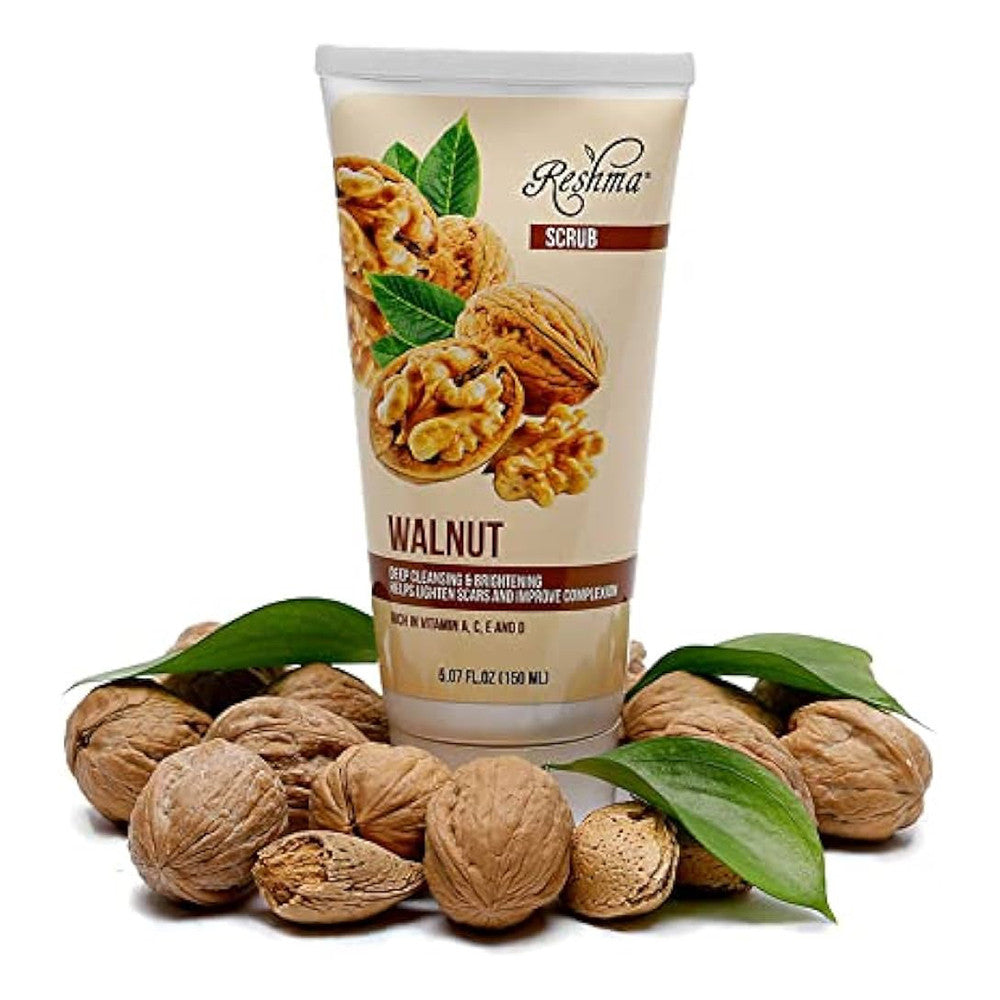 Reshma Walnut Deep Cleansing Face Scrub, 5.07 Oz