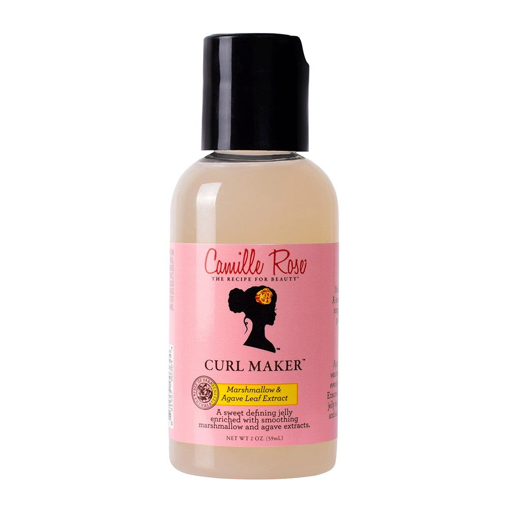 Camille Rose Curl Maker Gel with Marshmallow and Agave Leaf Extract, 2 Oz