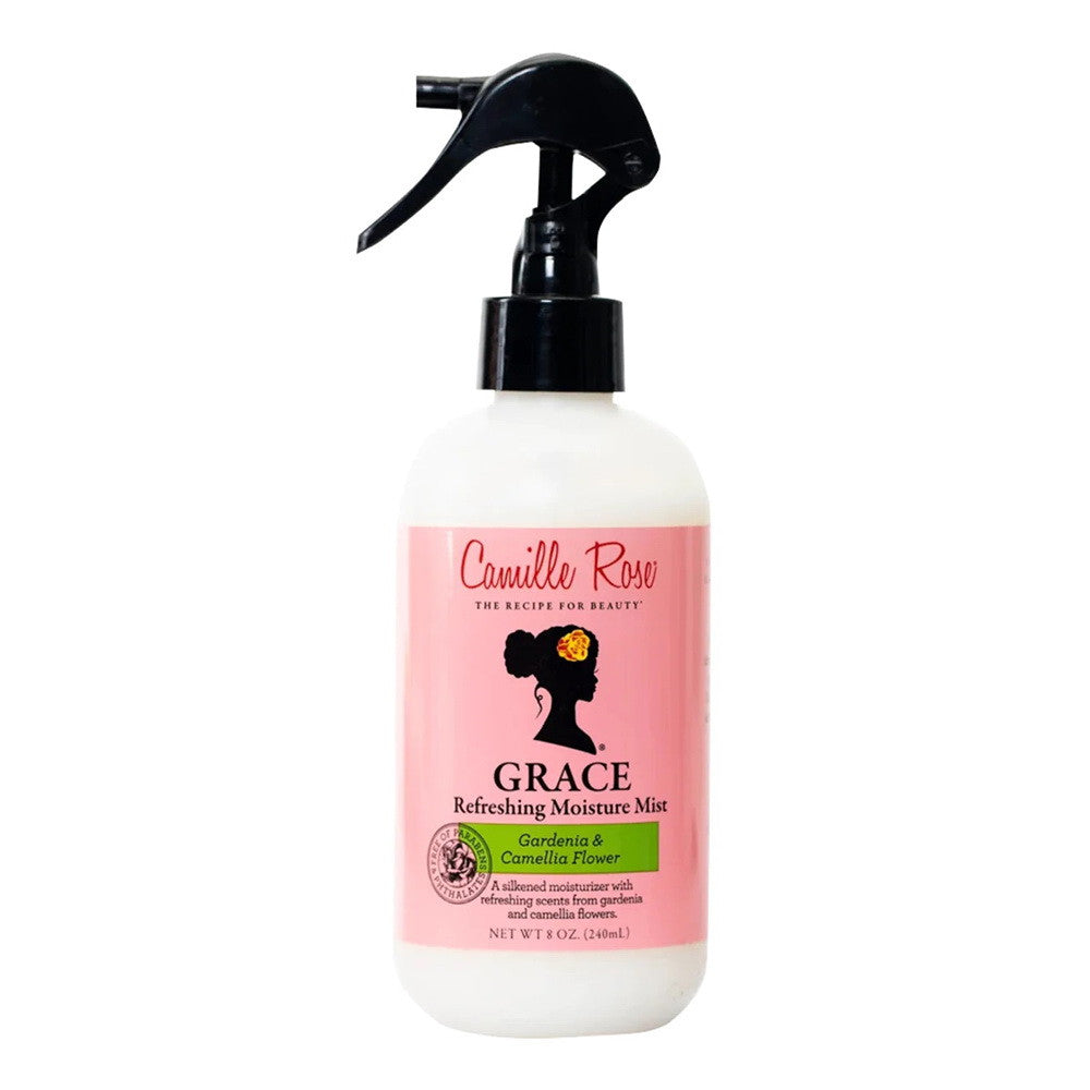 Camille Rose Grace Refreshing Moisture Mist with Gardenia and Camellia Flower, 8 Oz