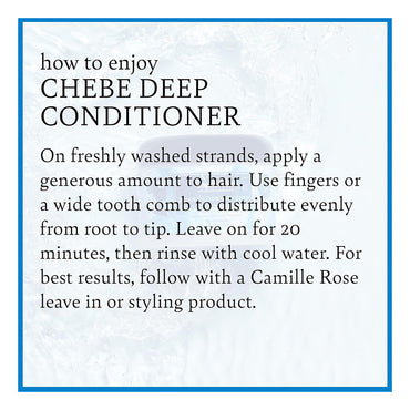 Camille Rose Black Castor Oil and Chebe Deep Conditioner, 8 Oz