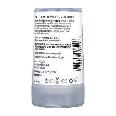 Crystal Body Deodorant Stick, Travel Size - 1.5 Oz