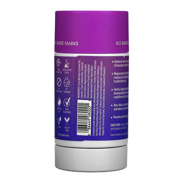 Crystal Magnesium Enriched Deodorant, Lavender and Rosemary, 2.5 Oz