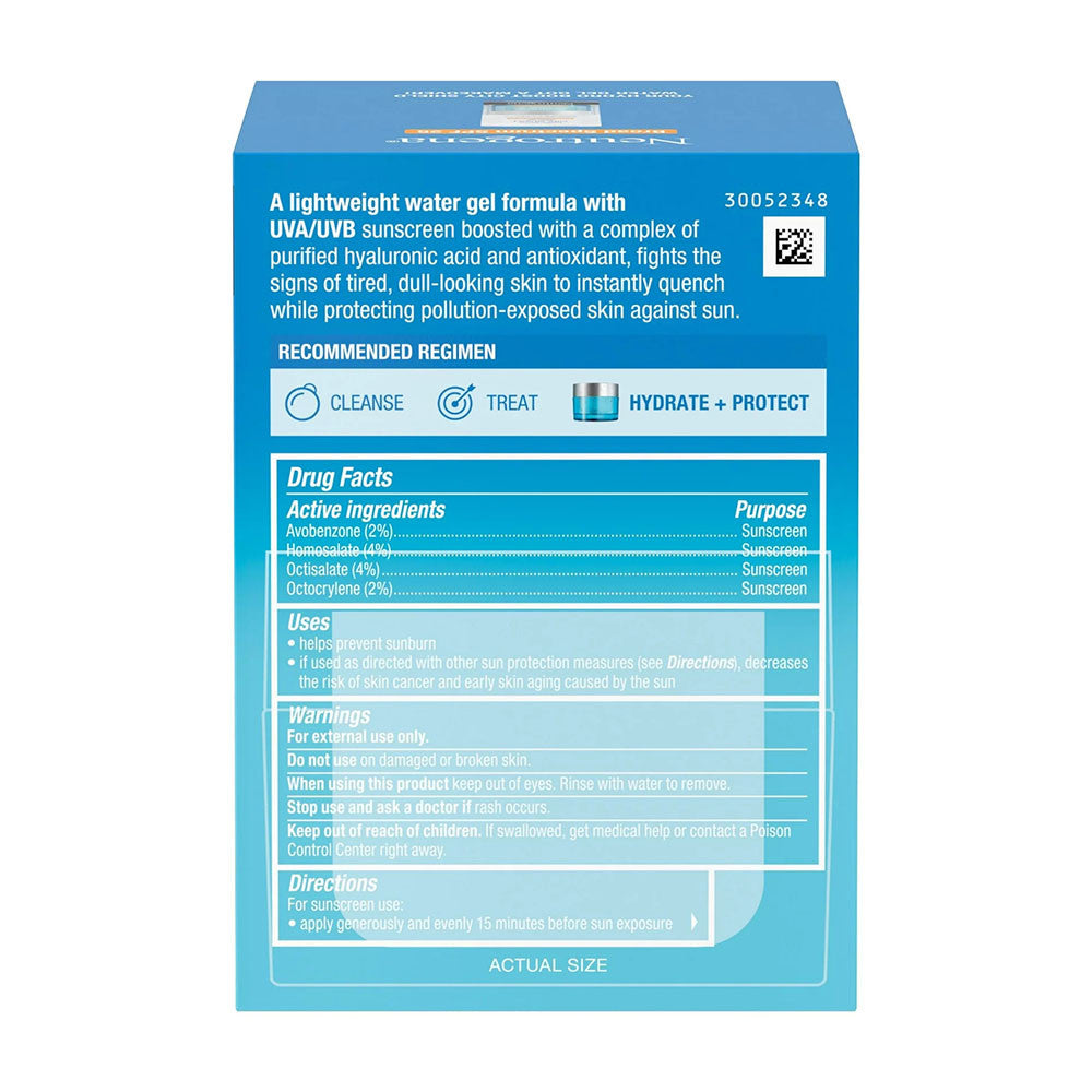 Neutrogena Hydro Boost City Shield Water Gel Sunscreen SPF 25 Lotion, 1.7 Oz