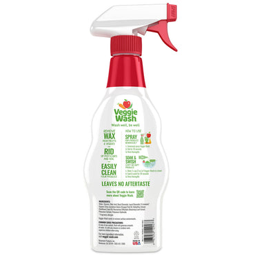 Veggie Wash Natural Fruit And Vegetable Wash, Spray Bottle - 16 Oz