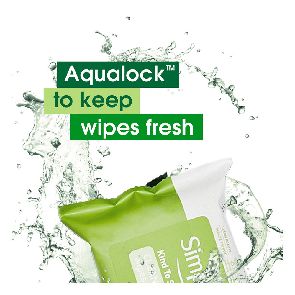 Simple Sensitive Skin Experts Cleansing Facial Wipes, Kind To Skin - 25 Ea