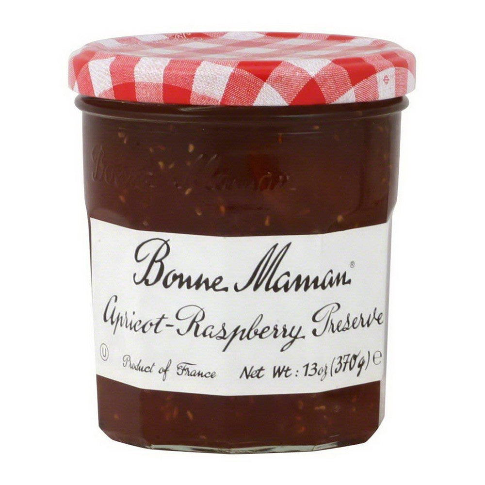 Bonne Maman Preserves Apricot, Raspberry, 13 Oz