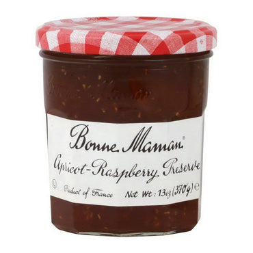Bonne Maman Preserves Apricot, Raspberry, 13 Oz