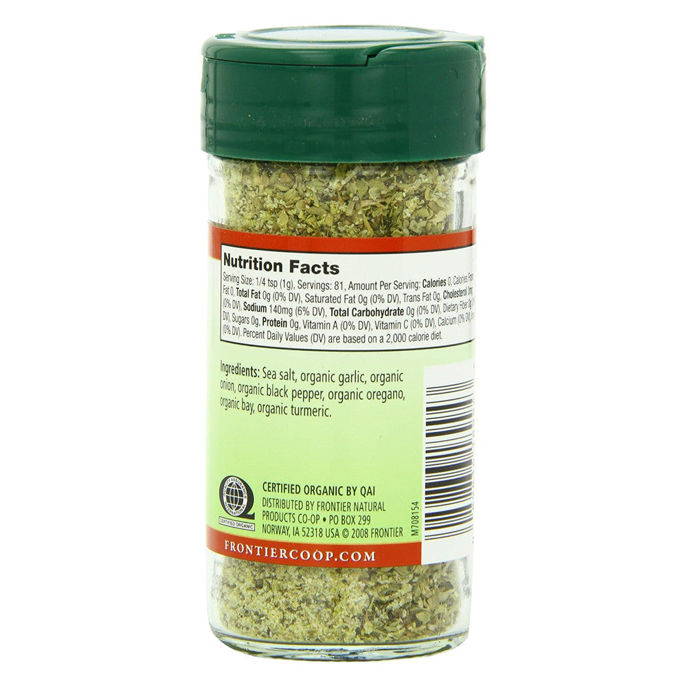 Frontier Co-Op Organic Adobo Seasoning, 1.2 Oz