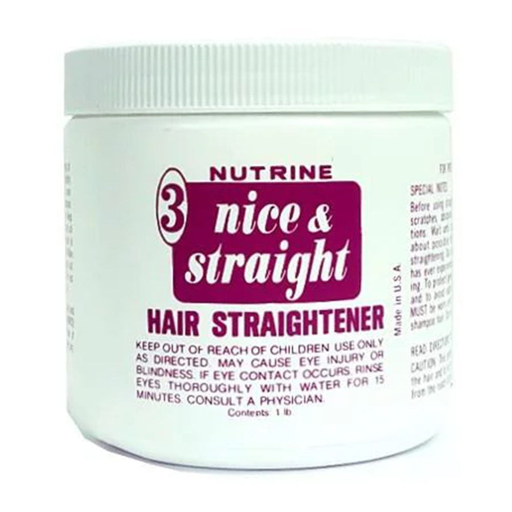 Nutrine Nice and Straight Hair Straightener, 16 Oz