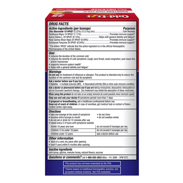 Cold-Eeze Plus Defense Manuka Honey Lemon Lozenges, 25 Ea