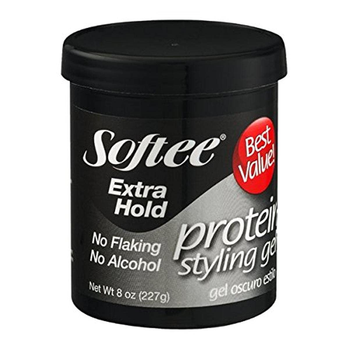 Softee Extra Hold Protein Styling Gel, Extra Hold - 8 Oz