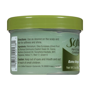 Softee Olive Oil Hair And Scalp Conditioner, 3 Oz