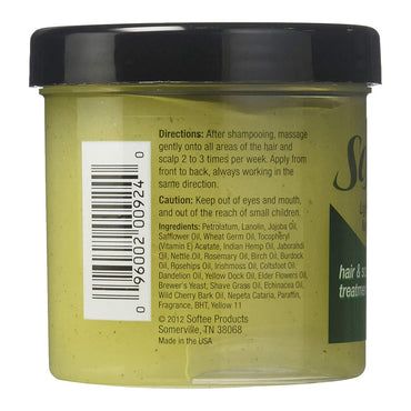 Softee Light And Natural Indian Hemp Hair And Scalp Treatment, 5 Oz