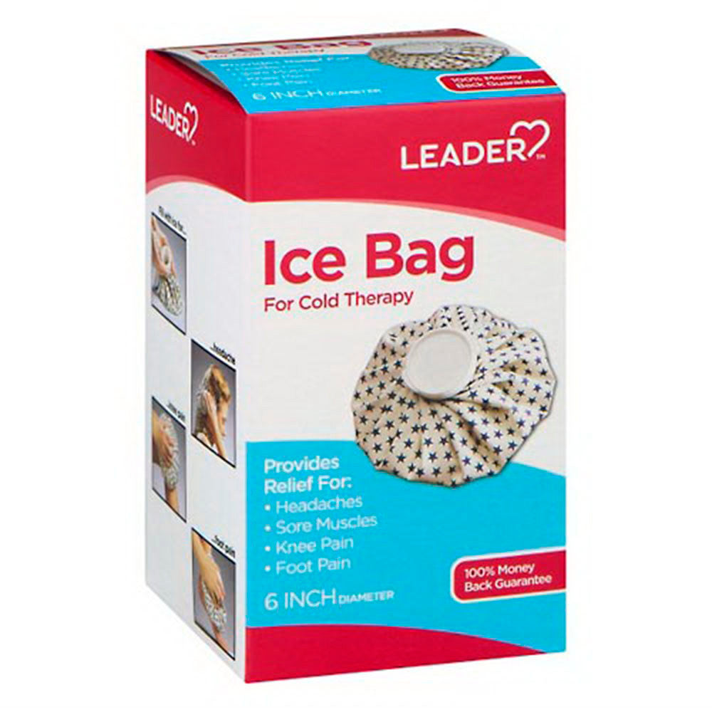 Leader Ice Bag Cold Therapy 6 Inch, 1 Ea