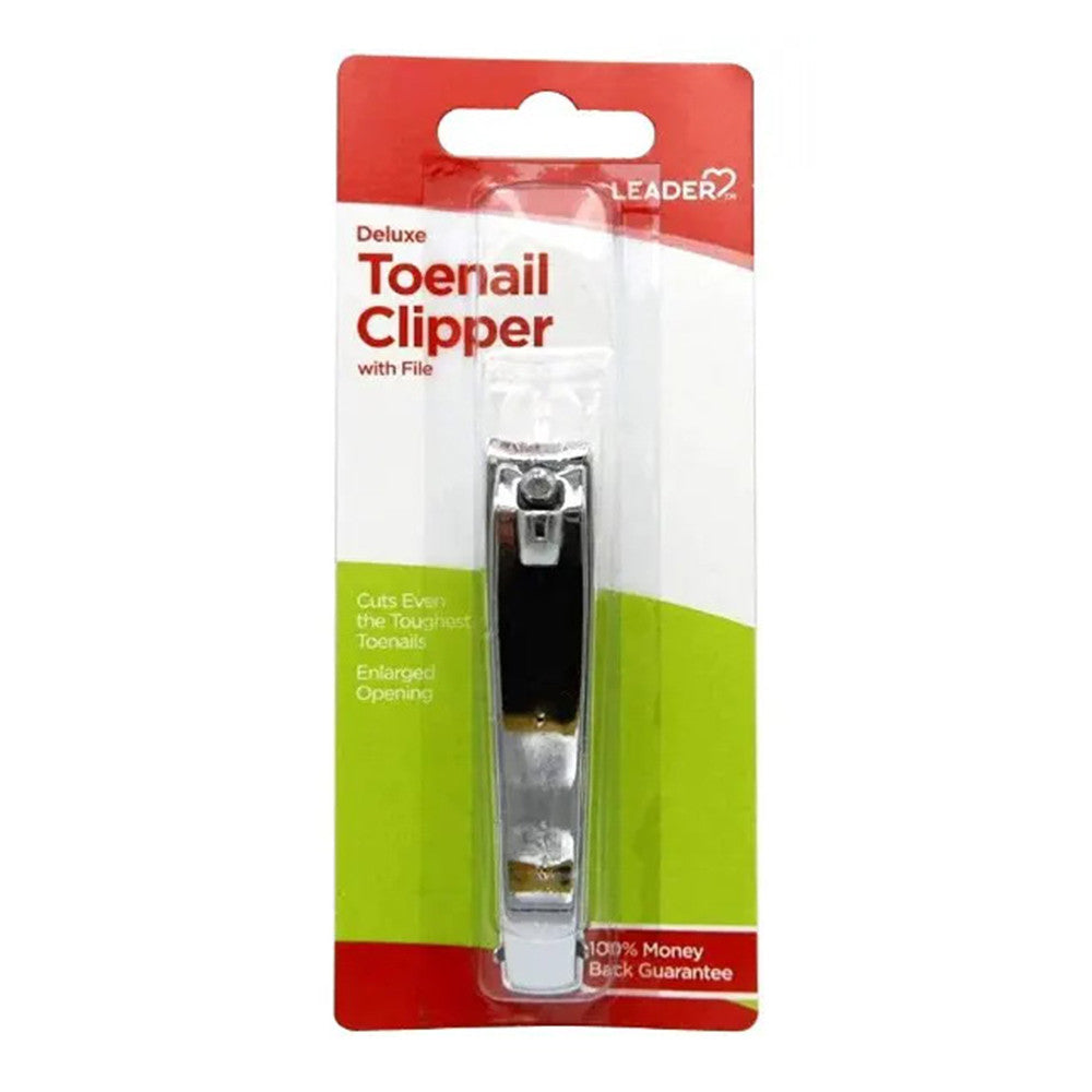 Leader Deluxe Nail Clipper With File, 1 Ea