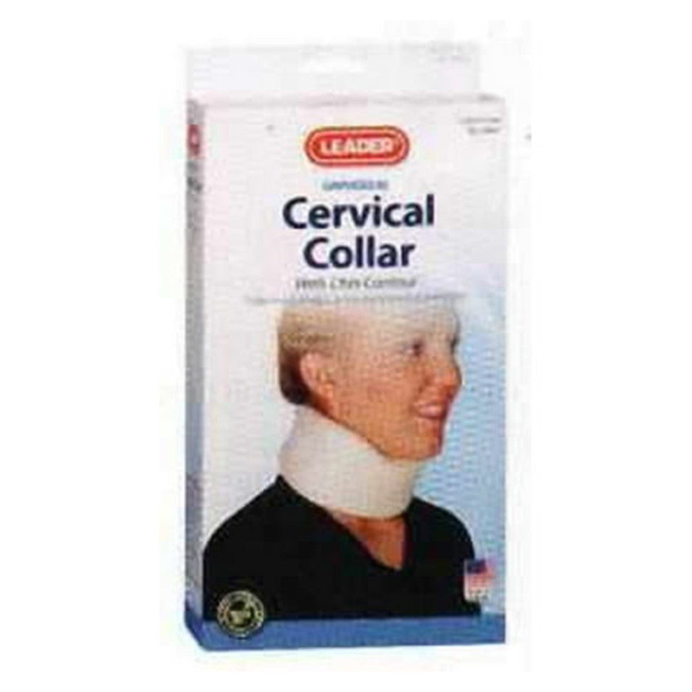 Leader Cervical Collar Support Braces With Chin Contour 2.5 Inch, 1 Ea