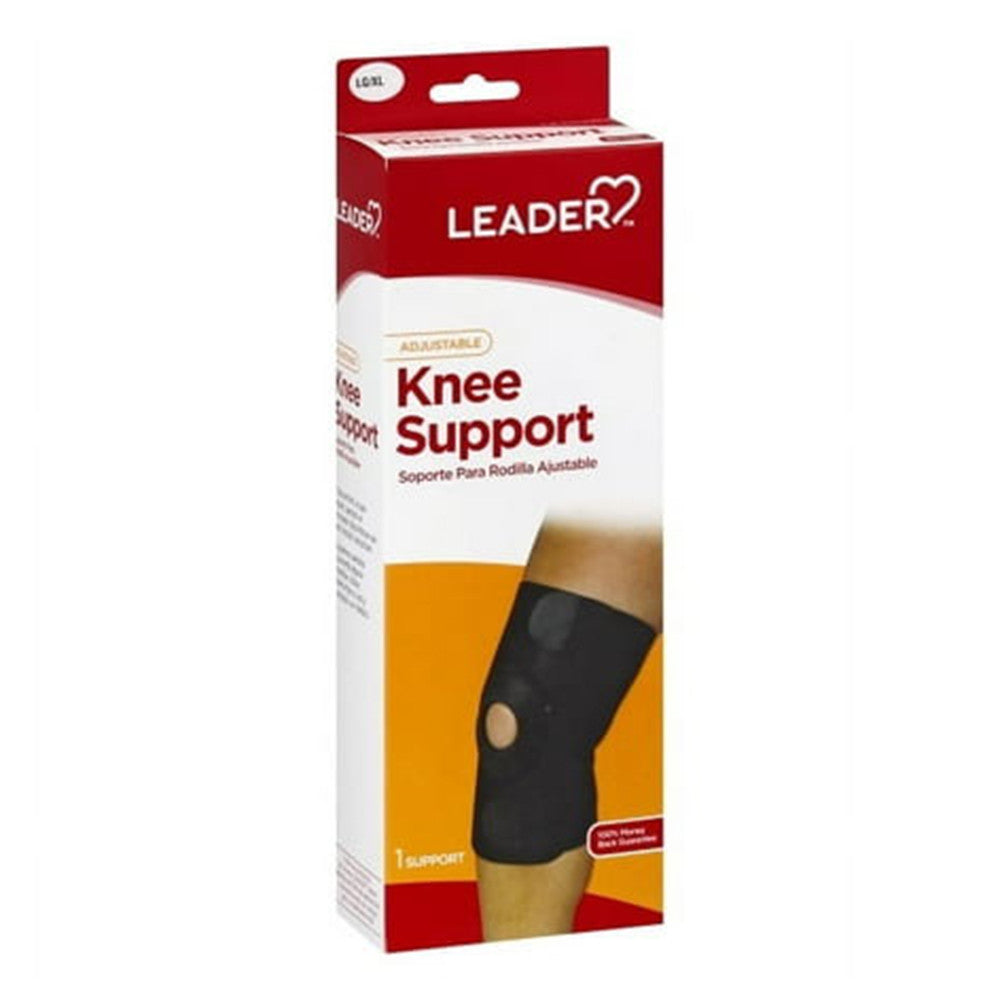 Leader Adjustable Knee Support Open Patella Large/Extra Large, 1 Ea