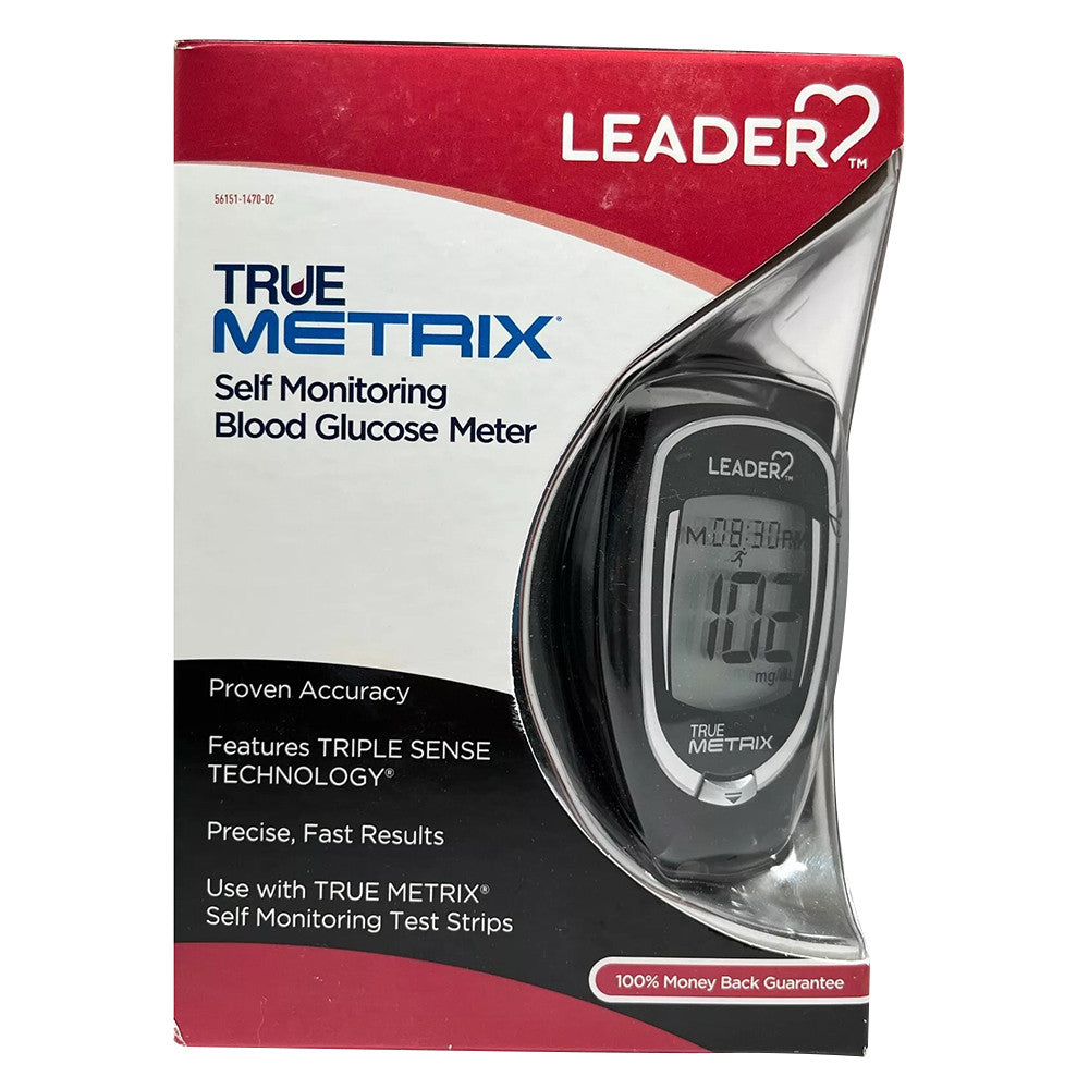 Leader True Metrix Self Monitoring Blood Glucose Meter, 1 Ea