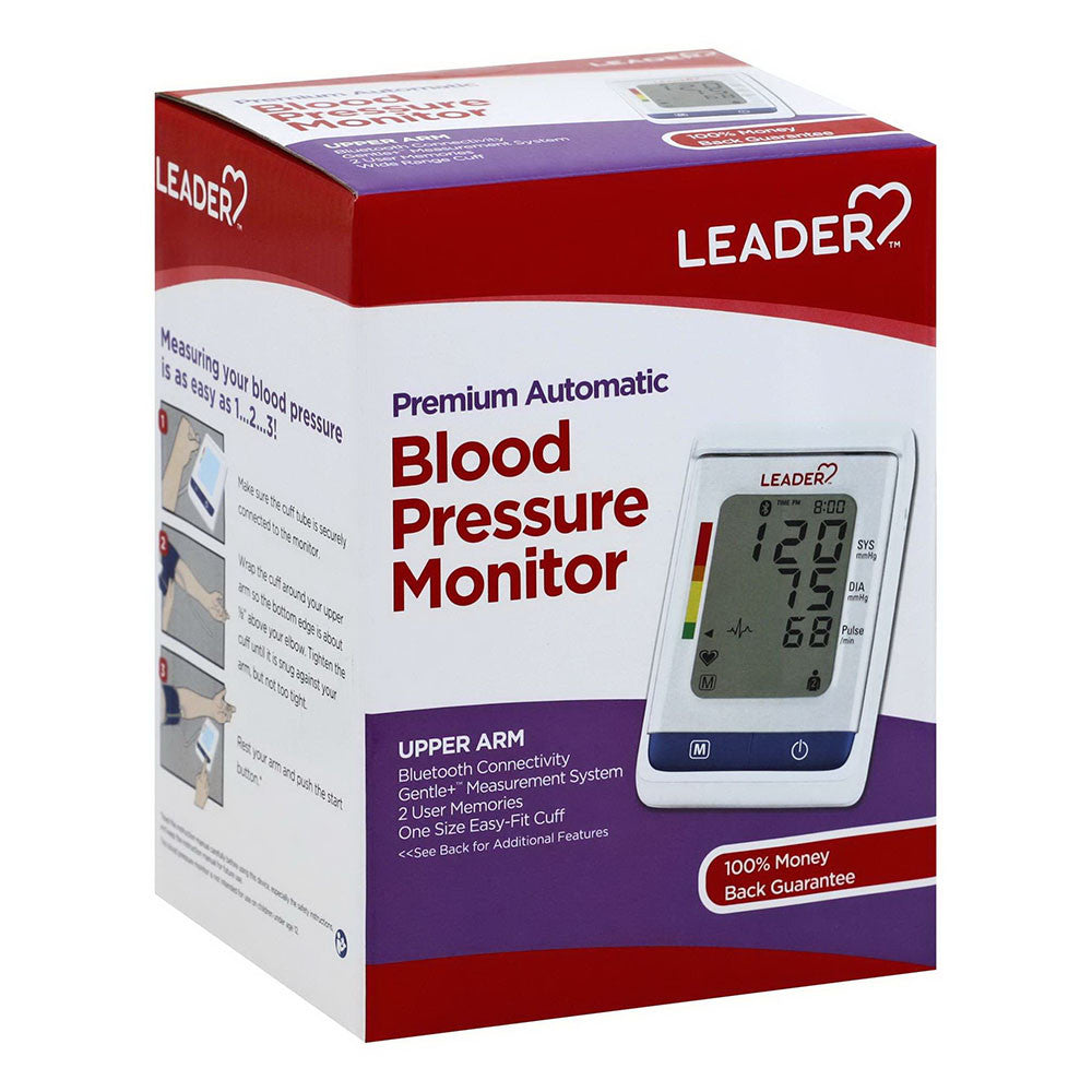Leader Blood Pressure Monitor, Premium Automatic, 1 Ea