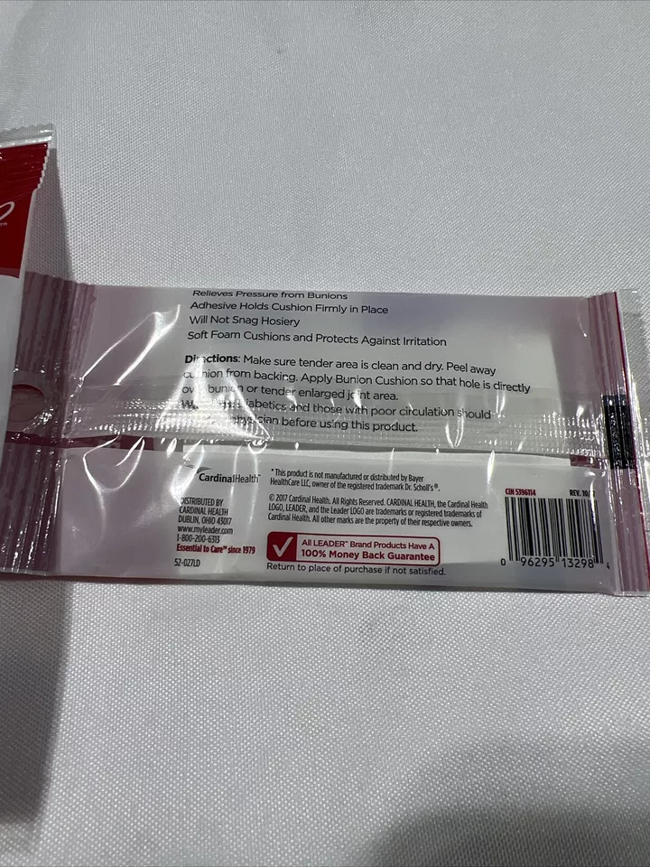 Bunion Adhesive Pads Cushions, 6 Ea
