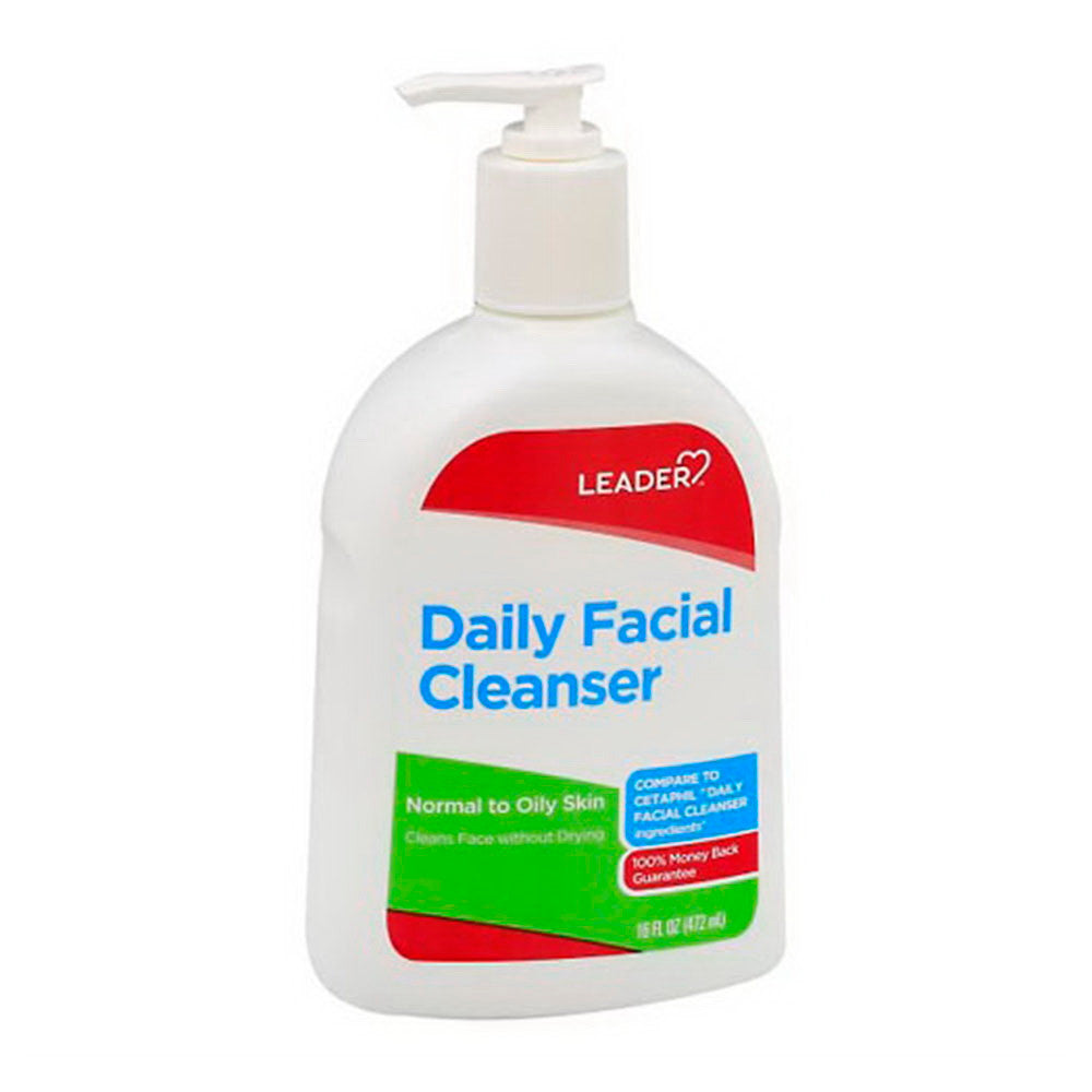Leader Daily Facial Cleanser, 16 Oz