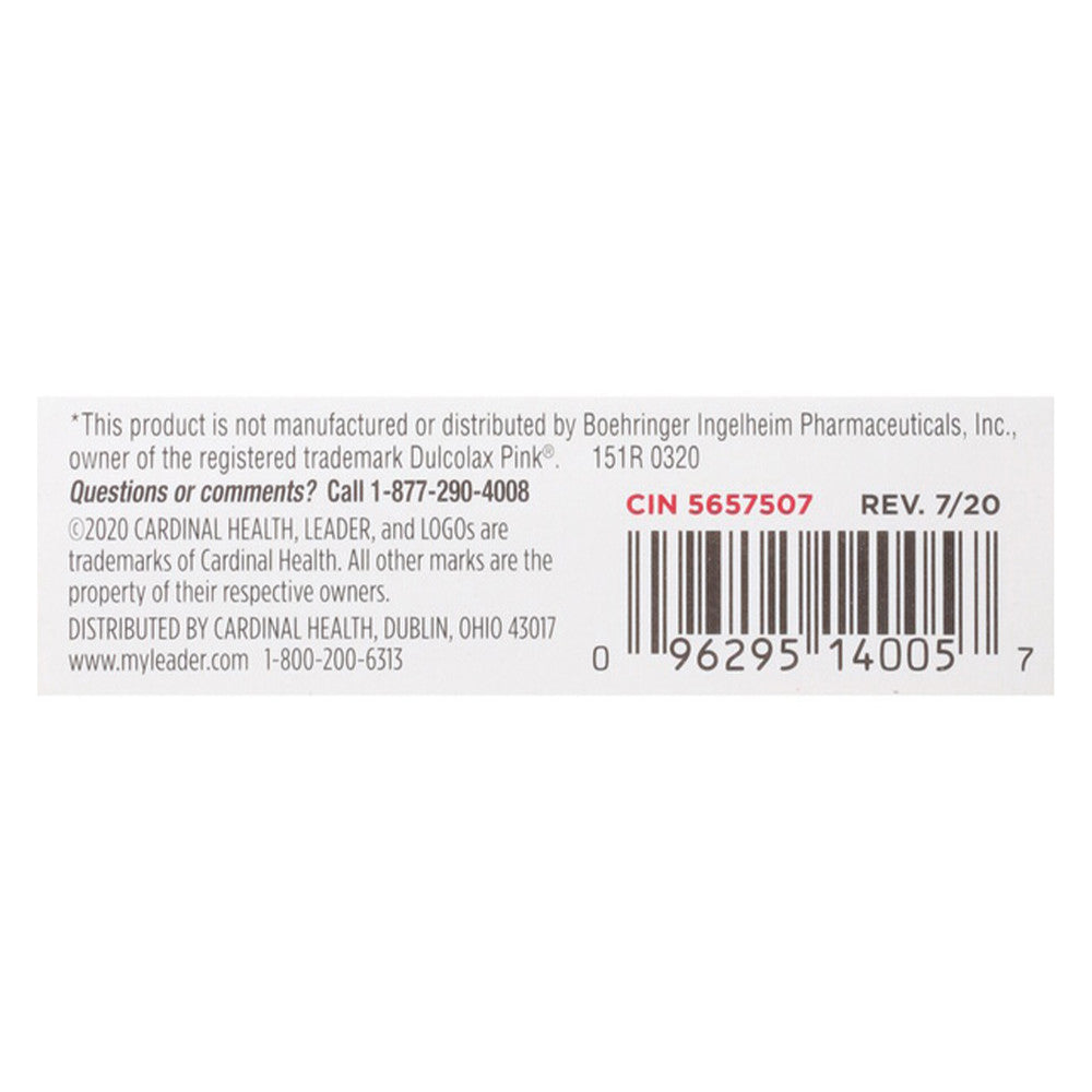 Leader Womens Stimulant Laxative 5 Mg Tablets, 25 Ea