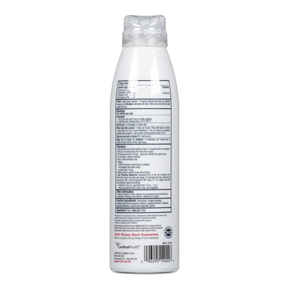 Leader Sport Sunscreen, Clear Continuous Spray, Broad Spectrum Spf 30, 5.5 Oz