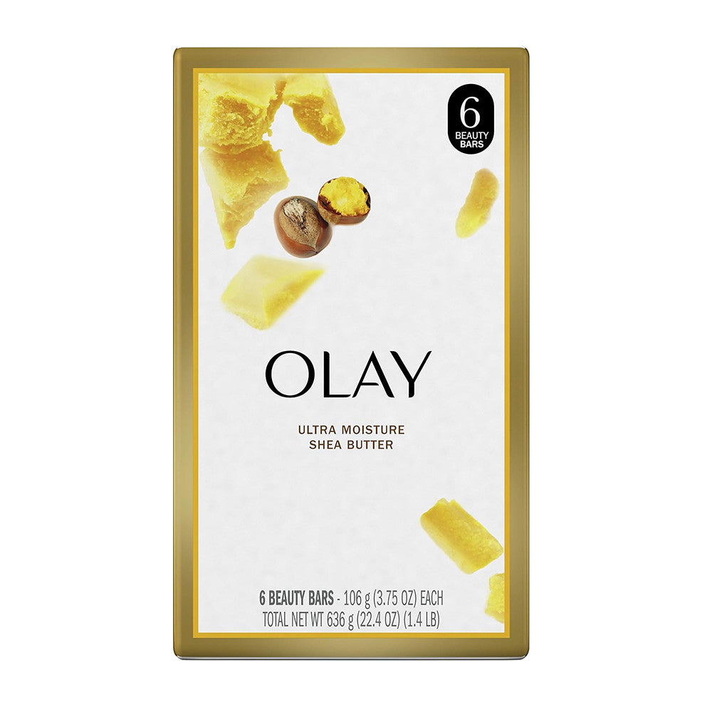 Olay Ultra Moisture With Shea Butter Beauty Bar, 3.75 Oz/ 6 Ea