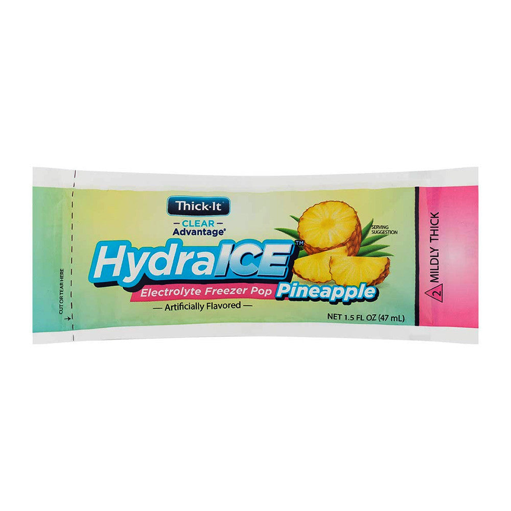 Thick It Clear Advantage HydraIce Electrolyte Freezer Pops, Pineapple, 50 Ea/47 Ml