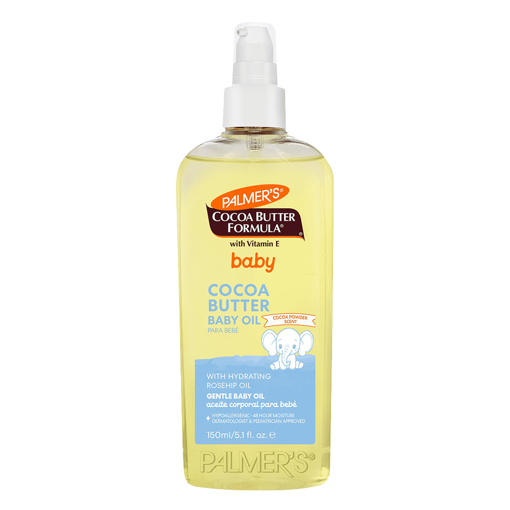 Palmers Cocoa Butter Formula Baby Oil with Vitamin E and Argan Oil 5.1Oz (150ml)