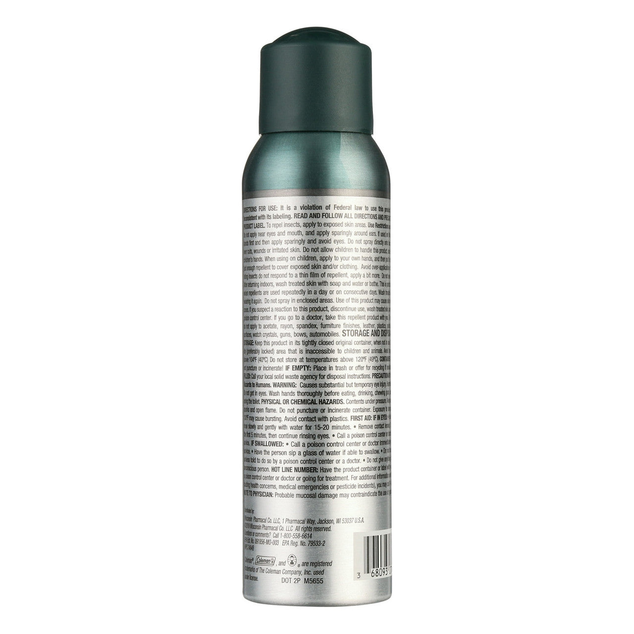 Coleman Max 100% Deet Continuous Spray Insect Repellent, 4 Oz, 6 Pack