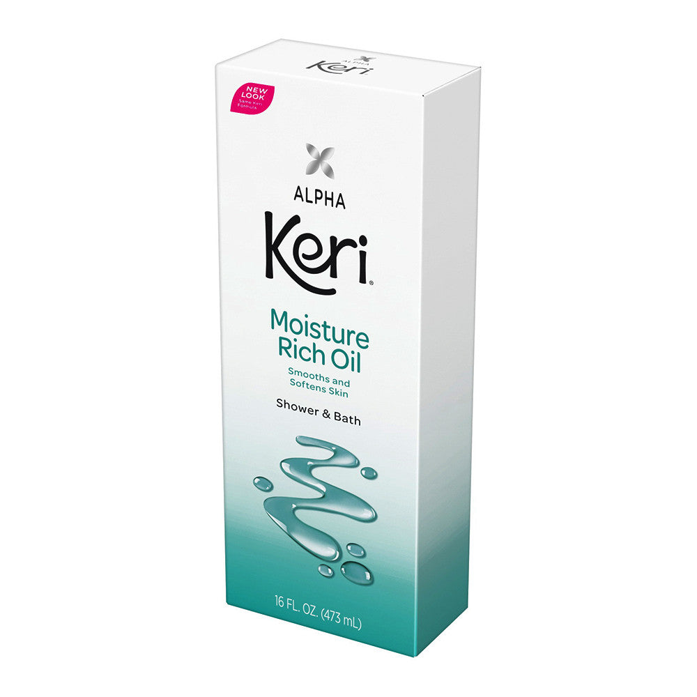 Alpha Keri Shower and Bath Moisture Rich Oil, 16 Oz