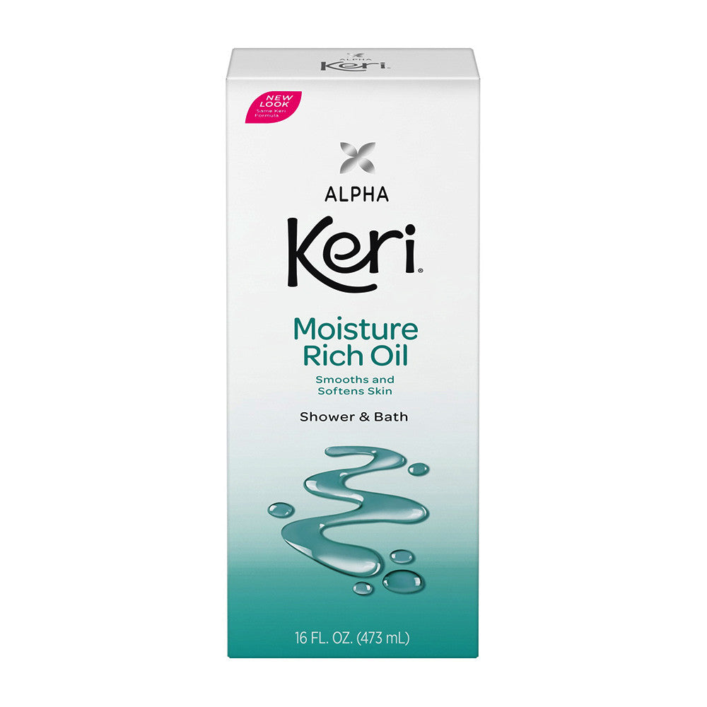 Alpha Keri Shower and Bath Moisture Rich Oil, 16 Oz