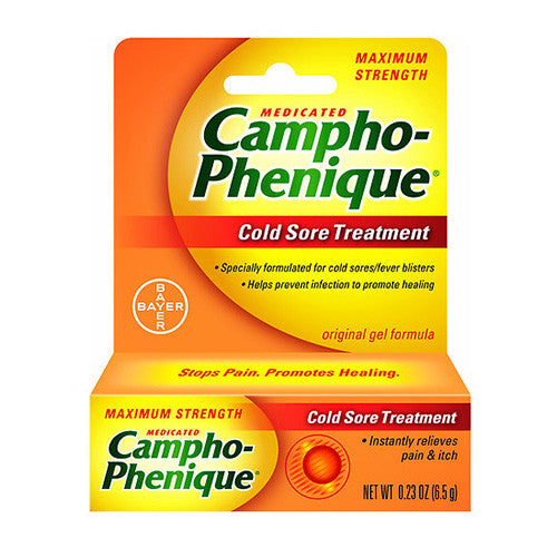 Campho Phenique Medicated Cold Sore Treatment, 0.23 oz
