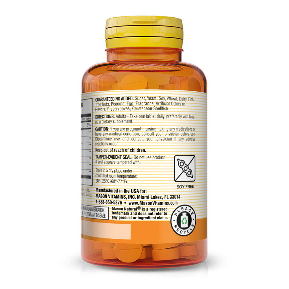 Mason Natural Ultra Digestive Enzymes Plant Based for Healthy Digestion, 60 Ea