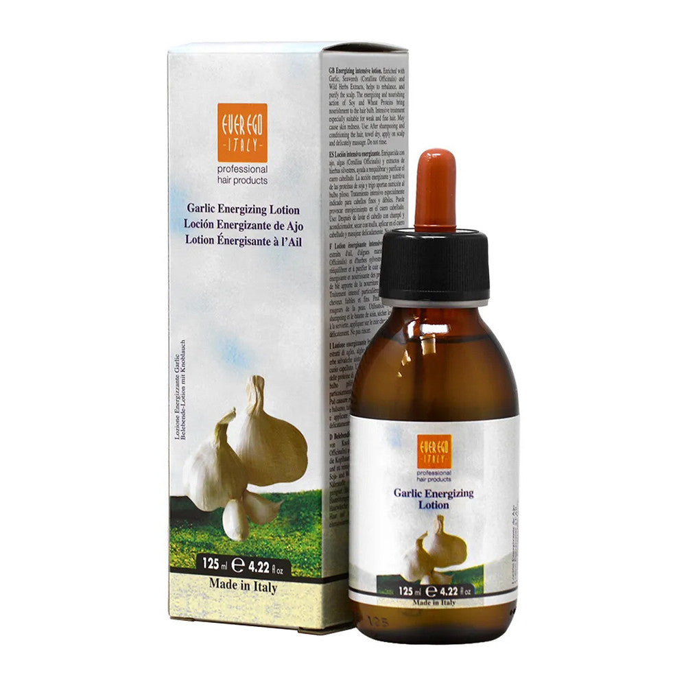 Ever Ego Italy Garlic Energizing Anti Hairloss Lotion, 4.22 Oz