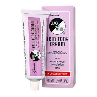 Black and White Skin Tone Cream With Hexylresorcinol, 1.5 Oz