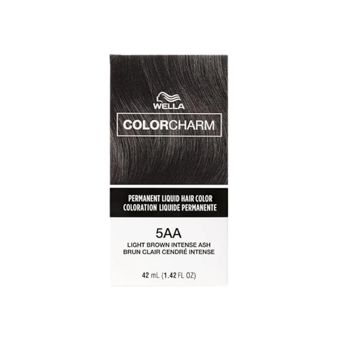 Wella Color Charm Permanent Liquid Hair Color 5AA by 336, Light Brown Intense Ash, 1.4 Oz