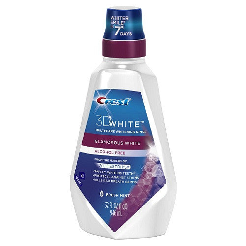 Crest 3D White Multi-Care Fresh Mint Whitening Rinse - 32 Oz