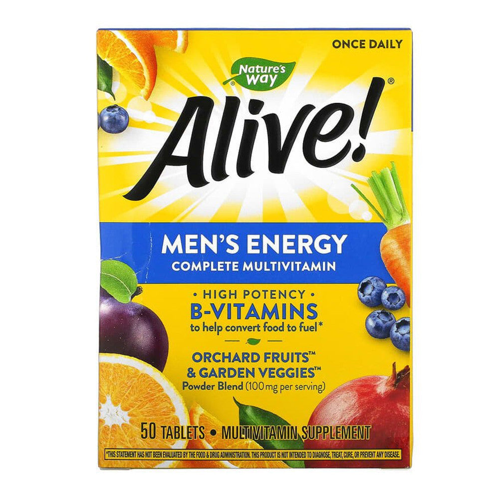 Natures Way Alive Mens Energy Complete Multivitamin, 50 Ea