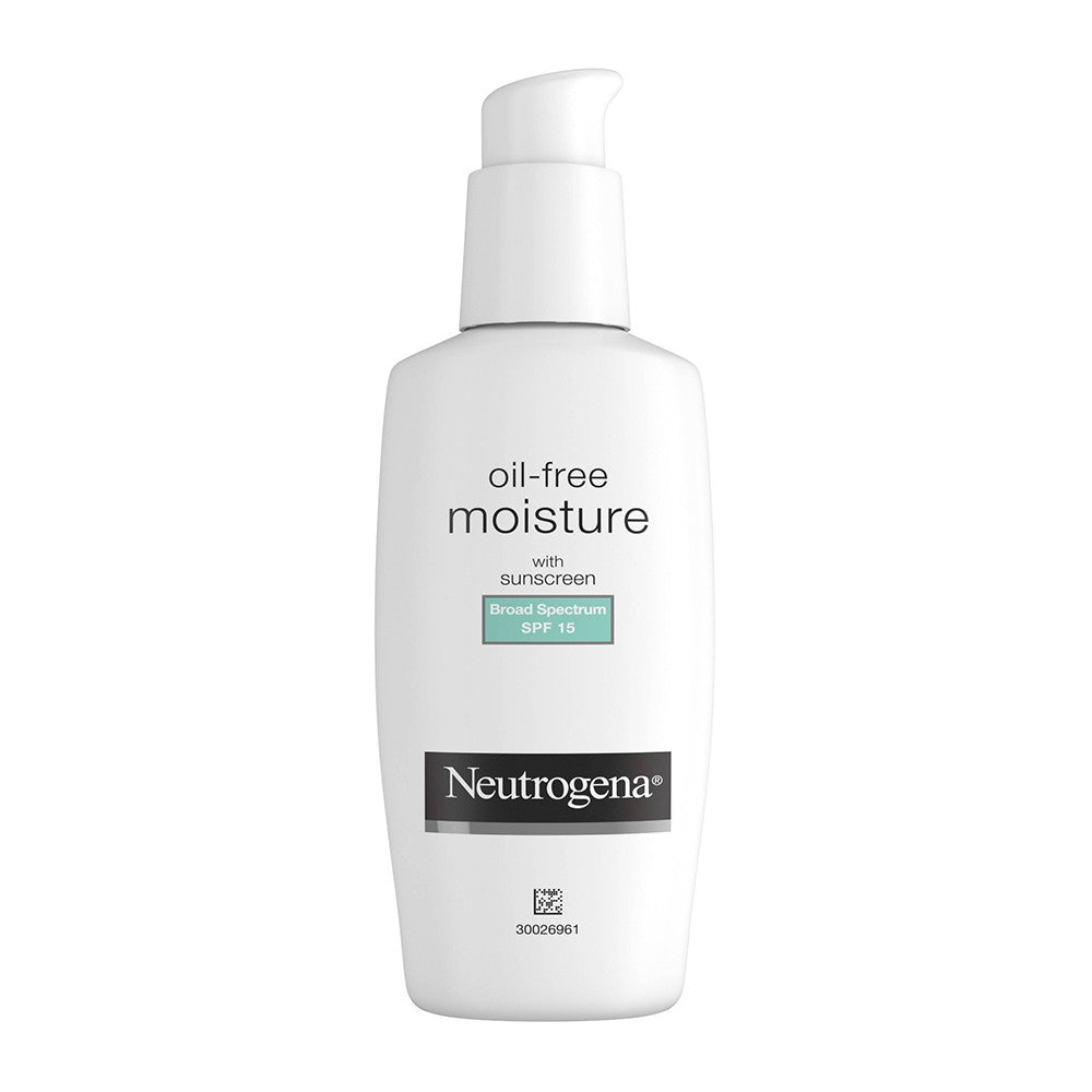 Neutrogena Oil-Free Facial Moisturizer With Uva And Uvb Sun Protection, Spf 15 - 4 Oz